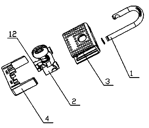 Structurally Improved Split Padlock