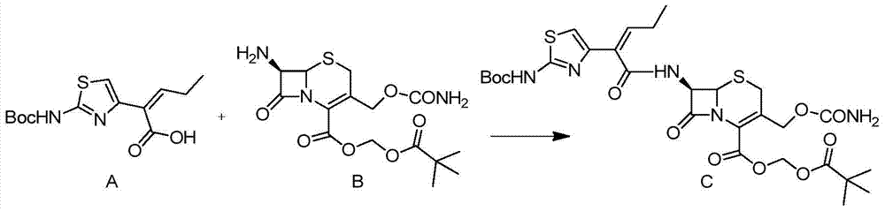 A kind of preparation method of cefcapene hydrochloride