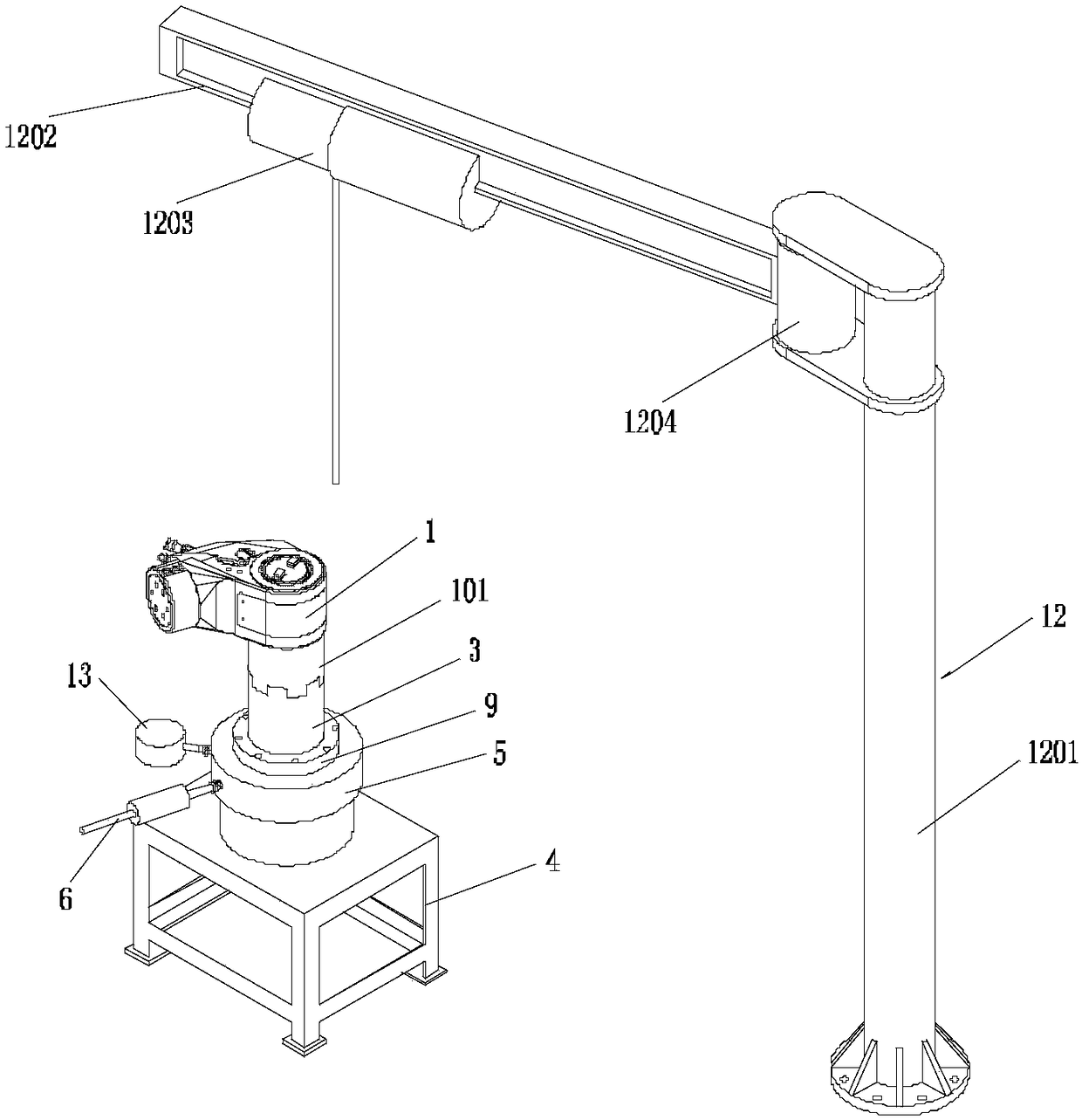 Calibration device and calibration method for large-load bolt fastening tool