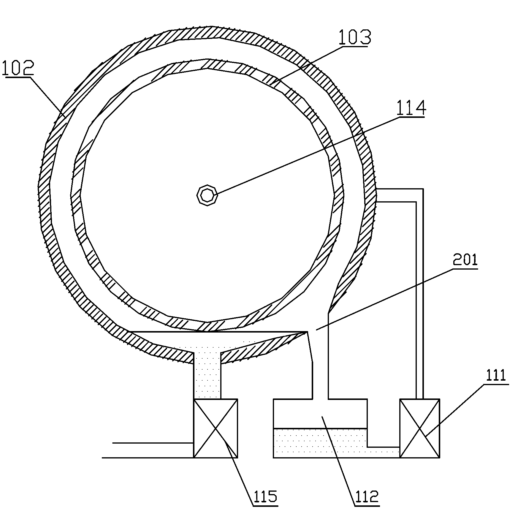 Centrifugal washing method and washing machine