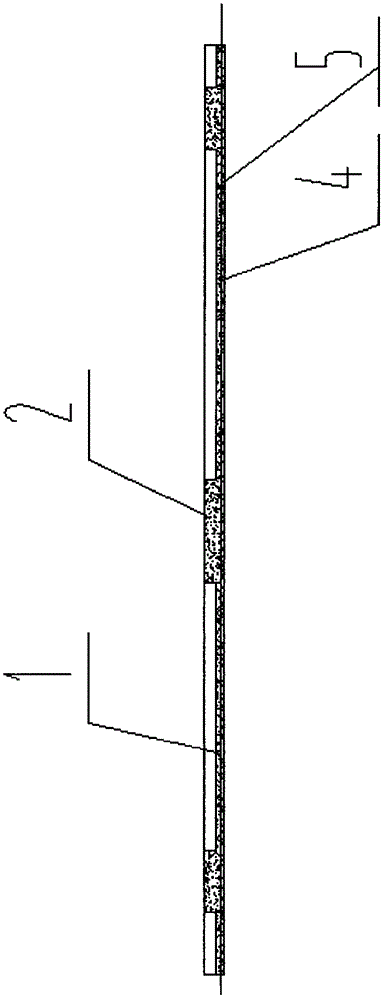 Concrete laminated slab prefabricated part with two-way ribs