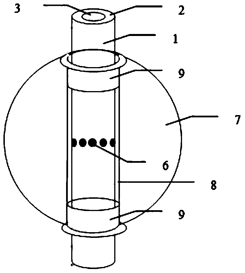 Manufacturing method of luminous bead curtain