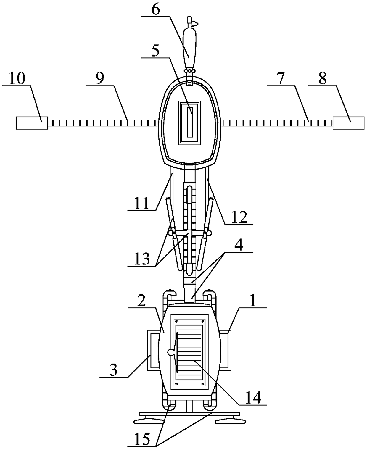 Multifunctional respiratory medicine disease inspection treatment device