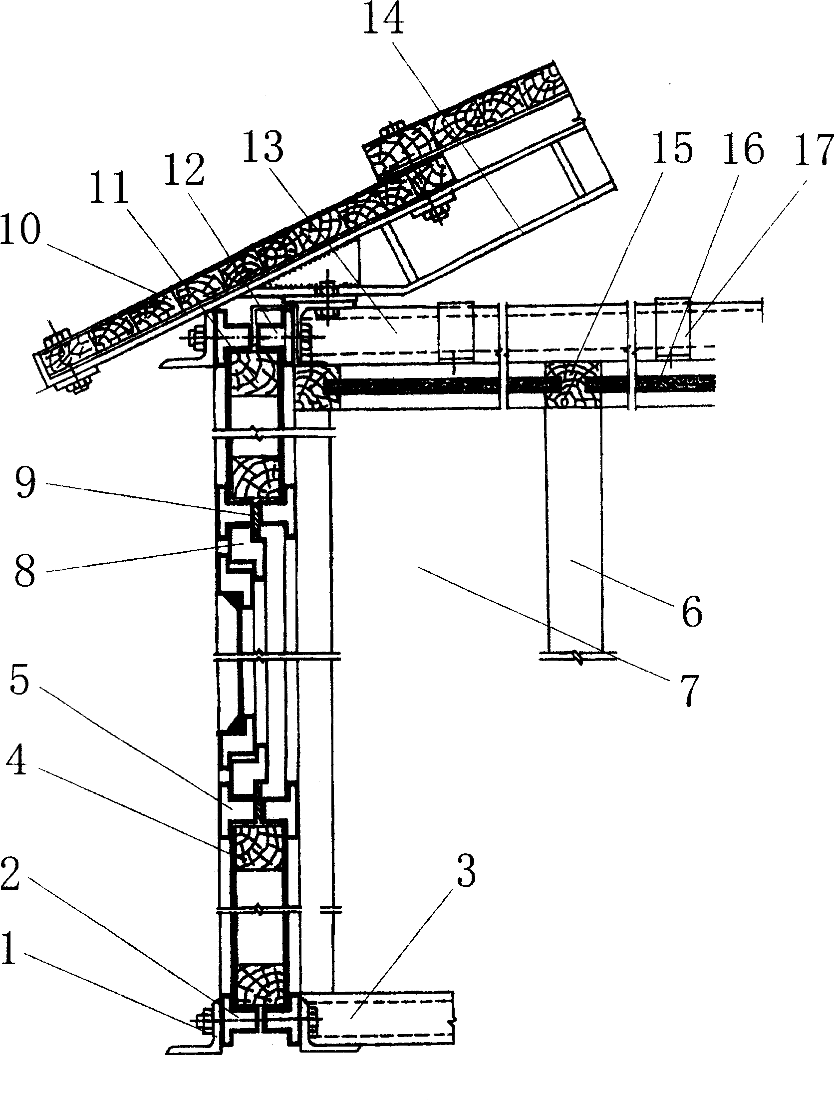 Movable ceiling tile combined house whose door and window positions can be artitrarily set