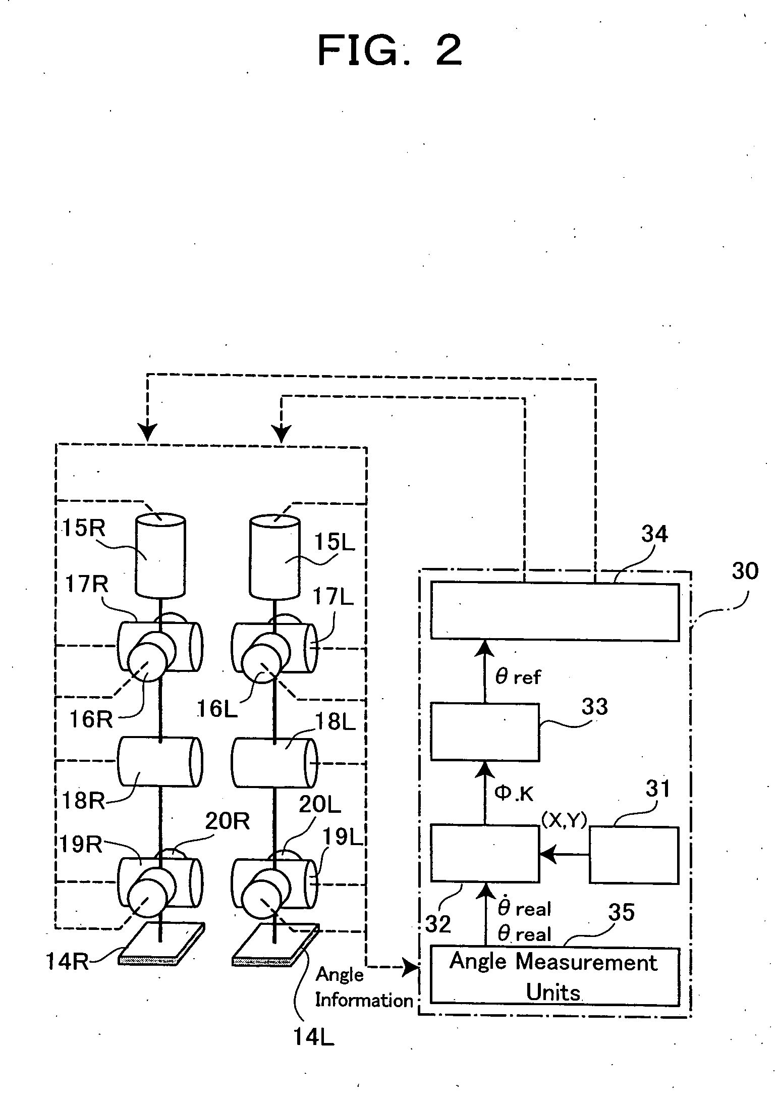 Bipedal moving device, and device and method for controlling walking of the bipedal moving device