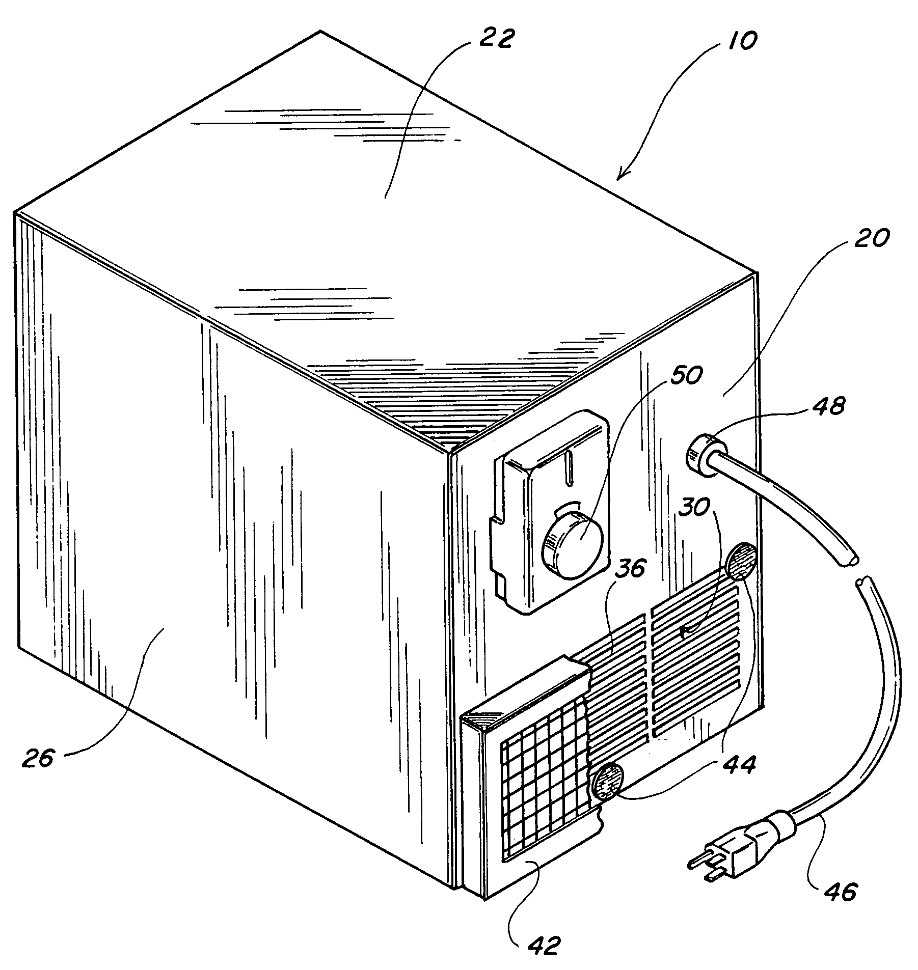 Space heater with pretreated heat exchanger