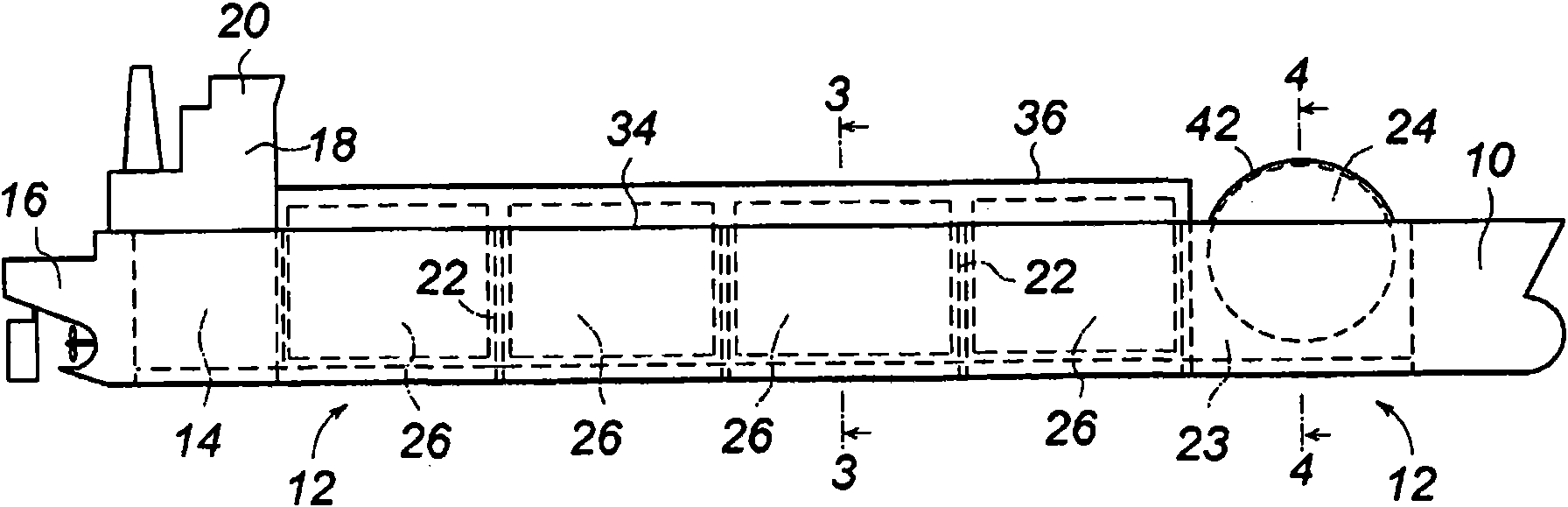 Liquefied natural gas carrier vessel, and marine transportation method for liquefied natural gas