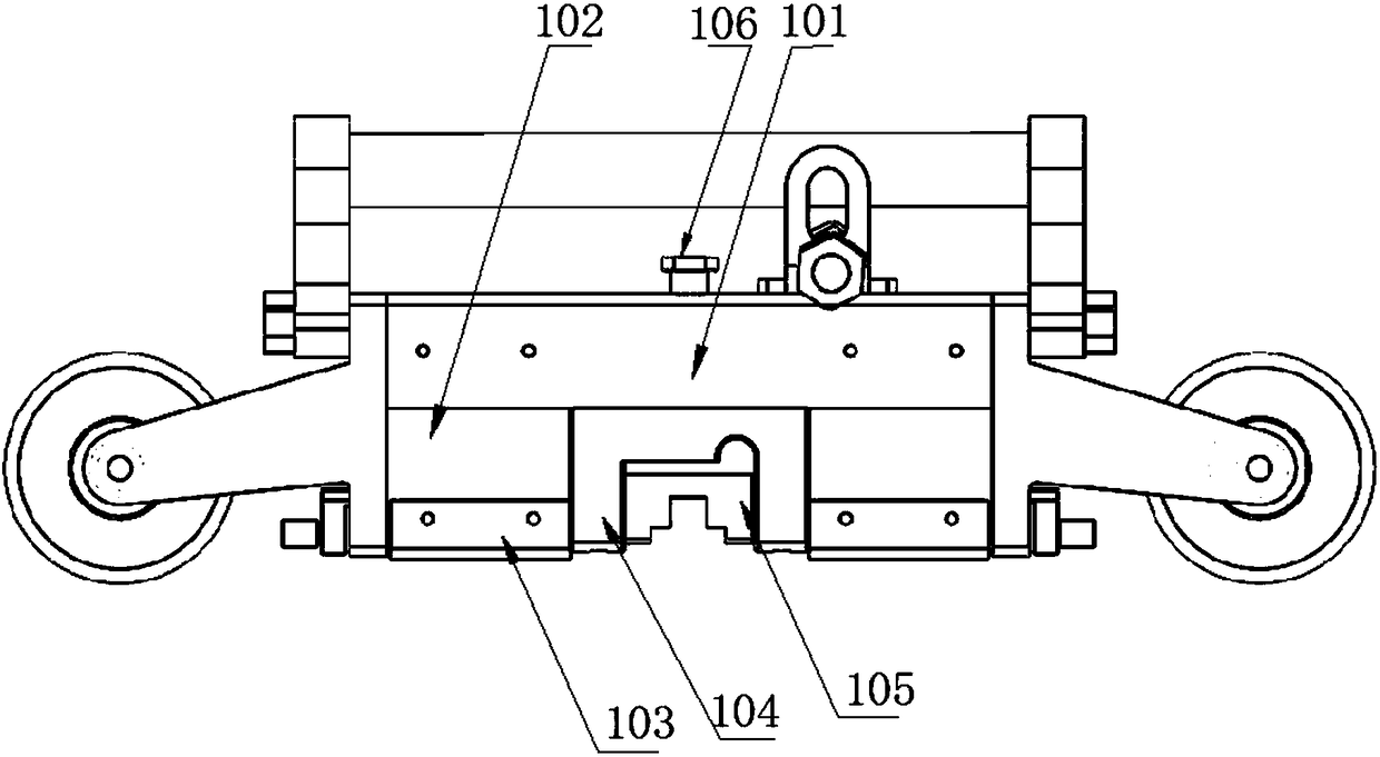 Novel diameter variable steel pipe magnetic flux leakage detection probe