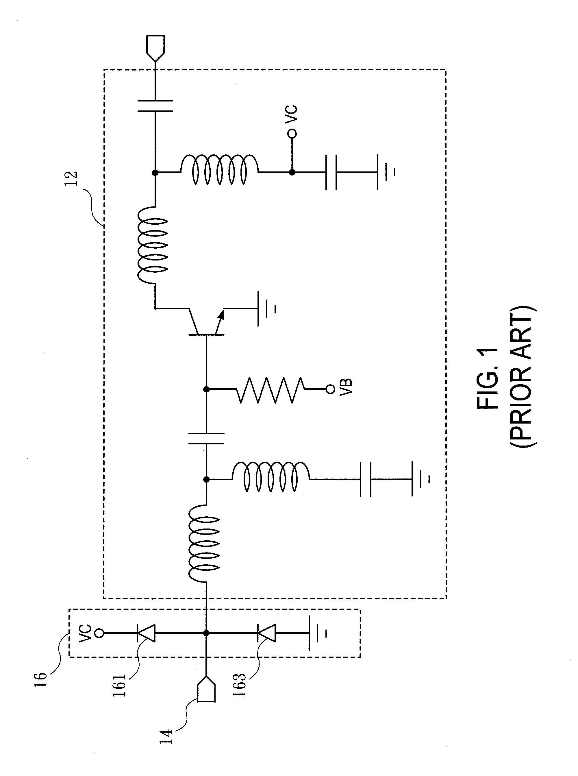 Band-pass structure electrostatic discharge protection circuit