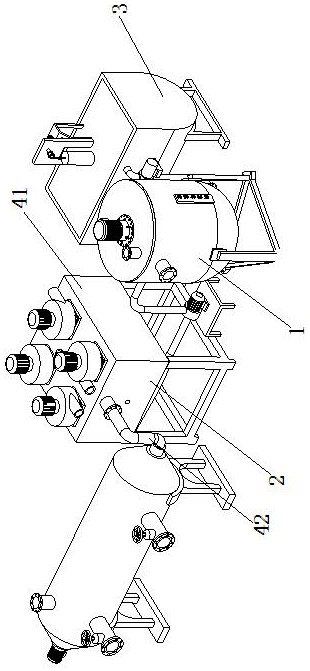 Cutting oil production device