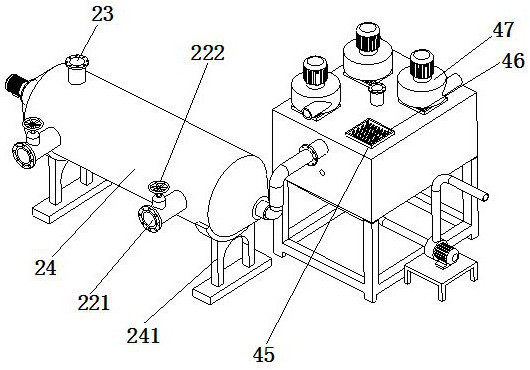 Cutting oil production device