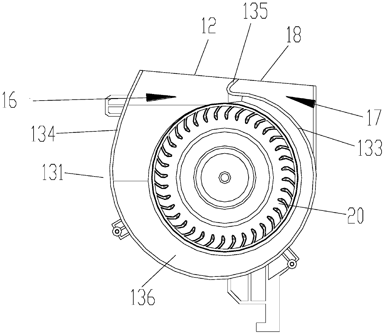 Fan structure, fresh air device and indoor unit of air conditioner