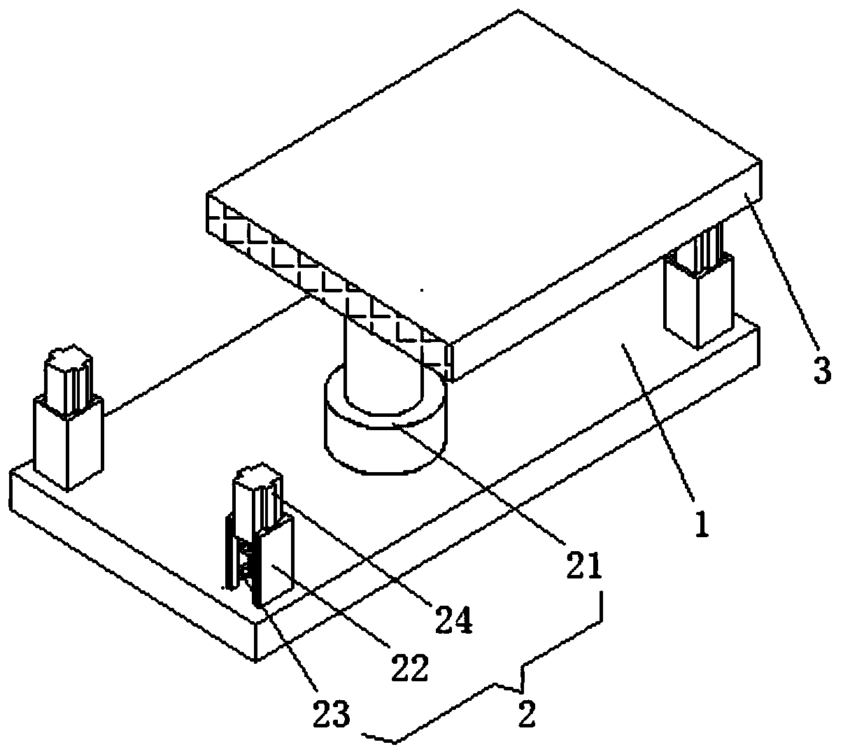 Auxiliary turning device for bed-ridden examination of people