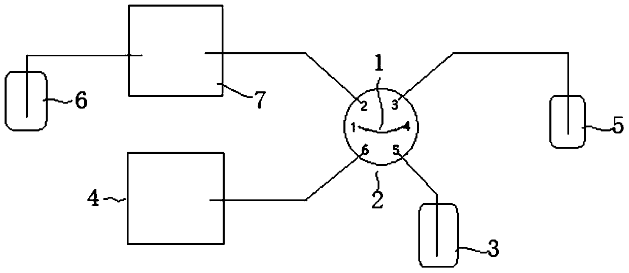 Device for measuring injection volume of ion chromatograph and method for measuring injection volume