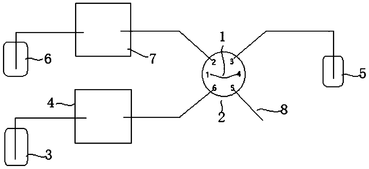 Device for measuring injection volume of ion chromatograph and method for measuring injection volume