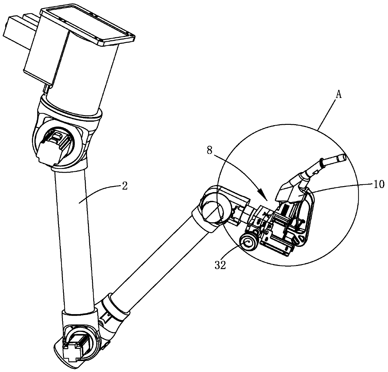 Intelligent full-automatic refueling robot and intelligent full-automatic refueling system