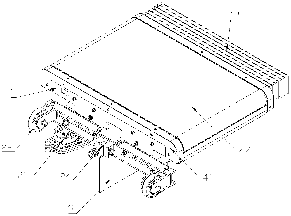 Sorting trolley and sorting system