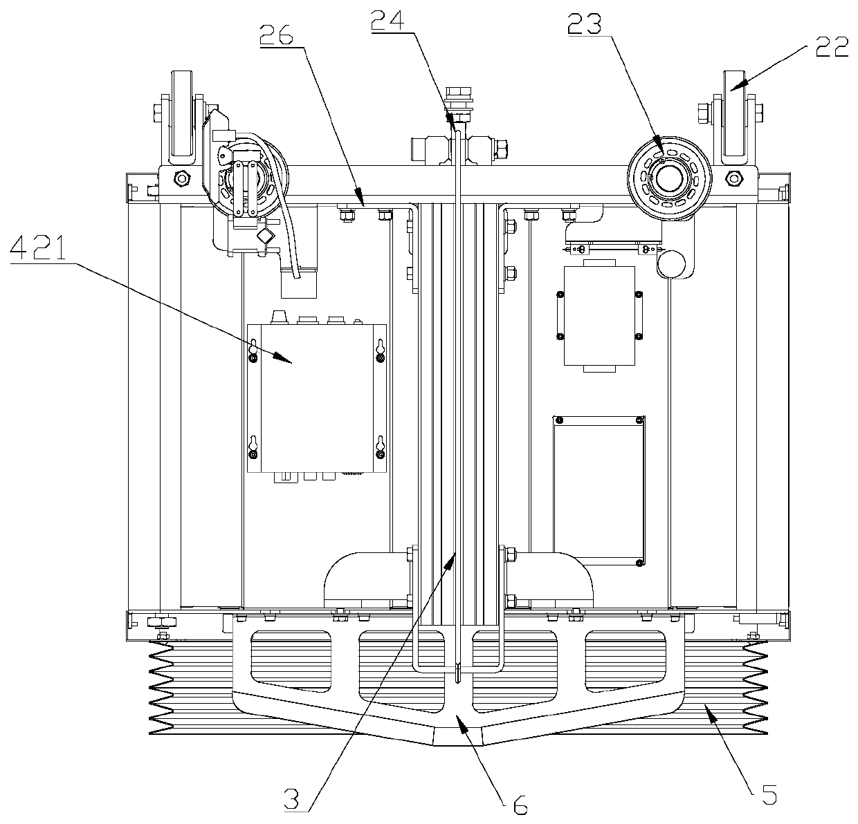 Sorting trolley and sorting system