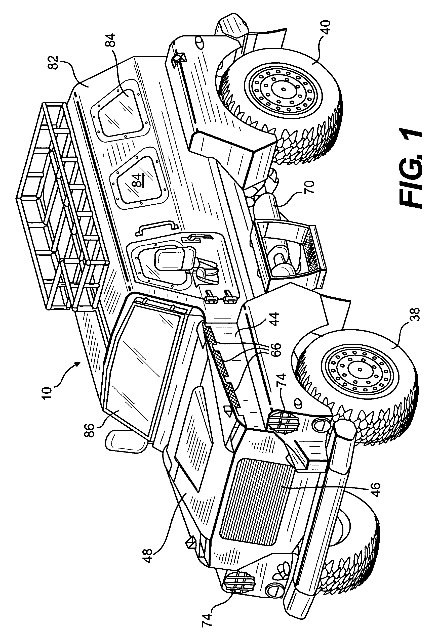 Mine resistant armored vehicle