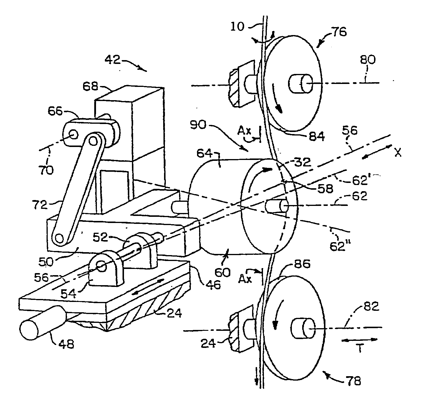 Method of imparting twist to optical fiber