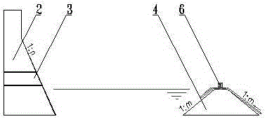 Method and structure for providing downstream ecological flow after diversion and discharge structures are lowered