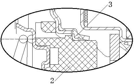 8-inch vacuum booster assembly with floating diaphragm structure