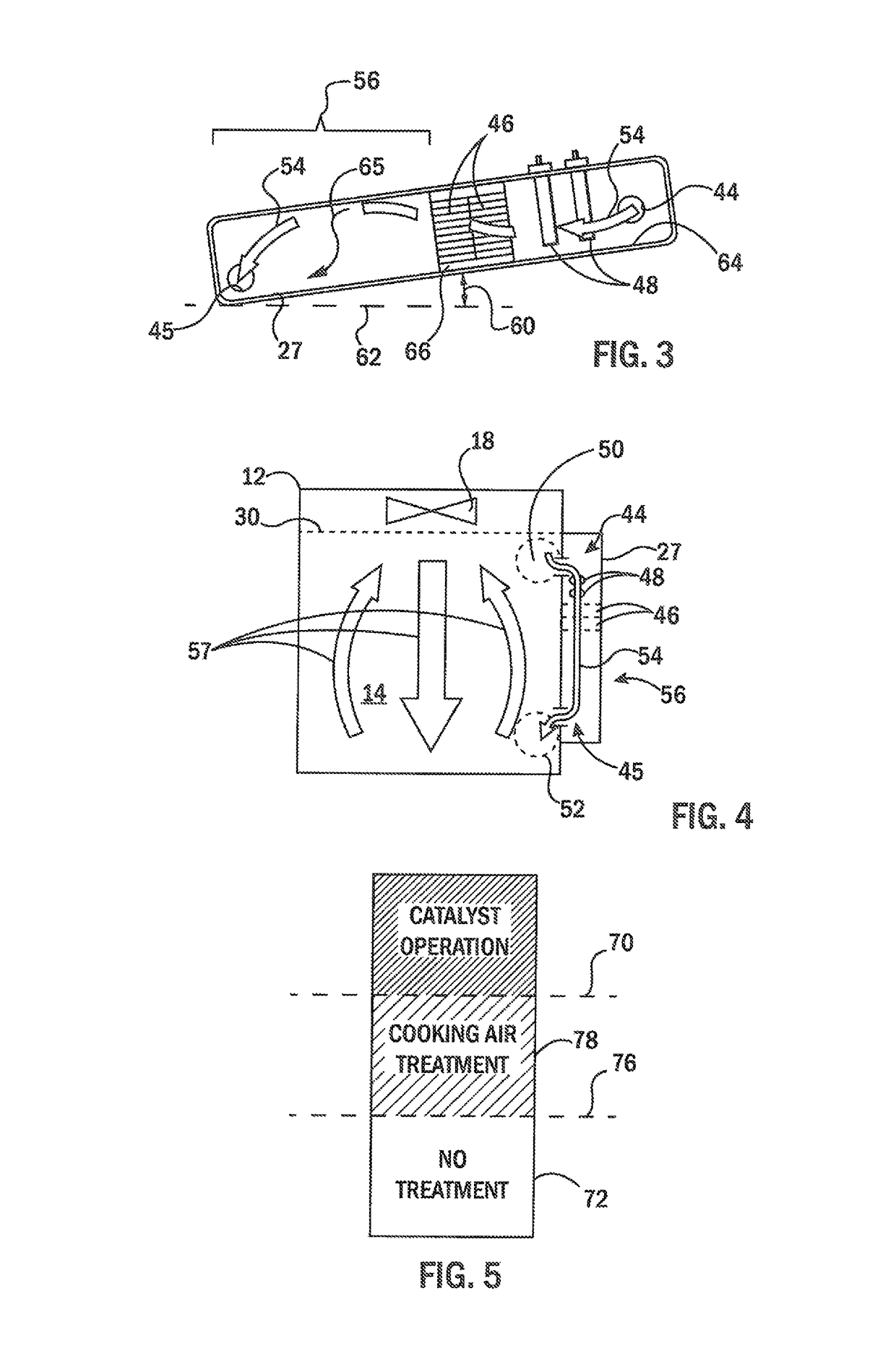 Combination oven with catalytic converter