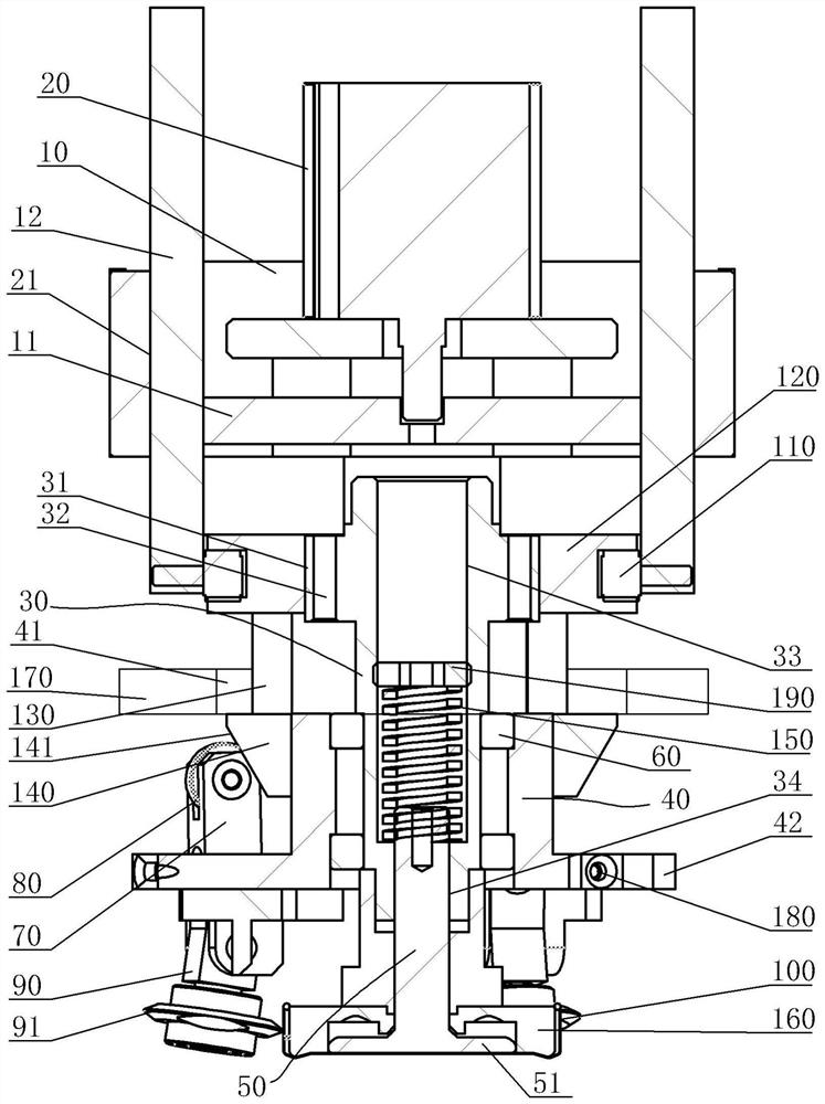 Rib carving structure for tank body