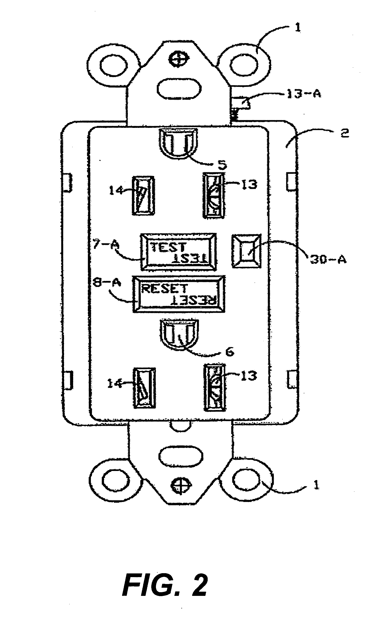 Ground fault circuit interrupters with miswiring or reverse wiring protection and end of life alarm signal