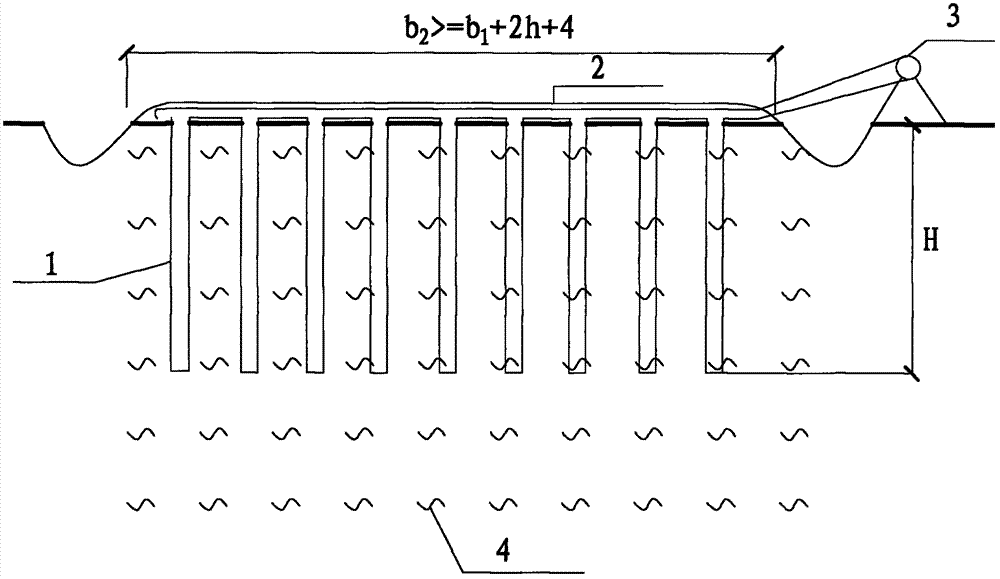 Novel soft soil foundation pit excavation method