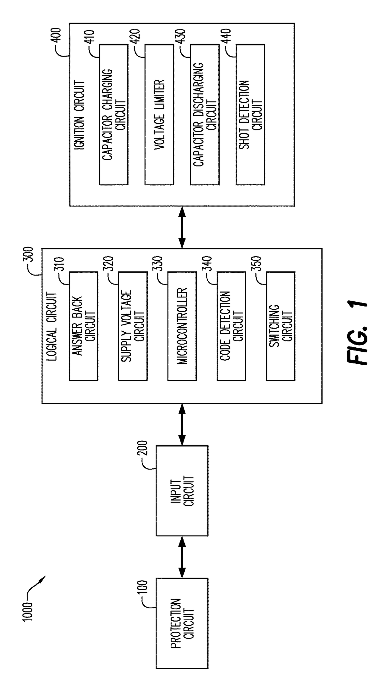 Electronic ignition circuit and method for use