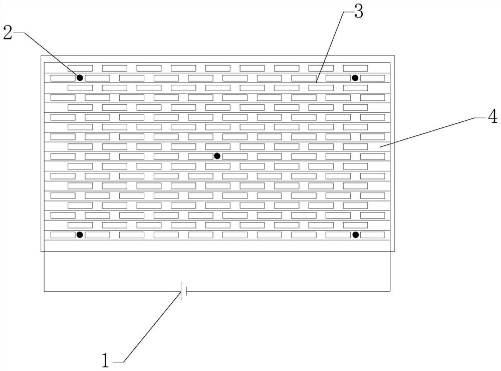 Self-heating type coal mine drying flexible screen