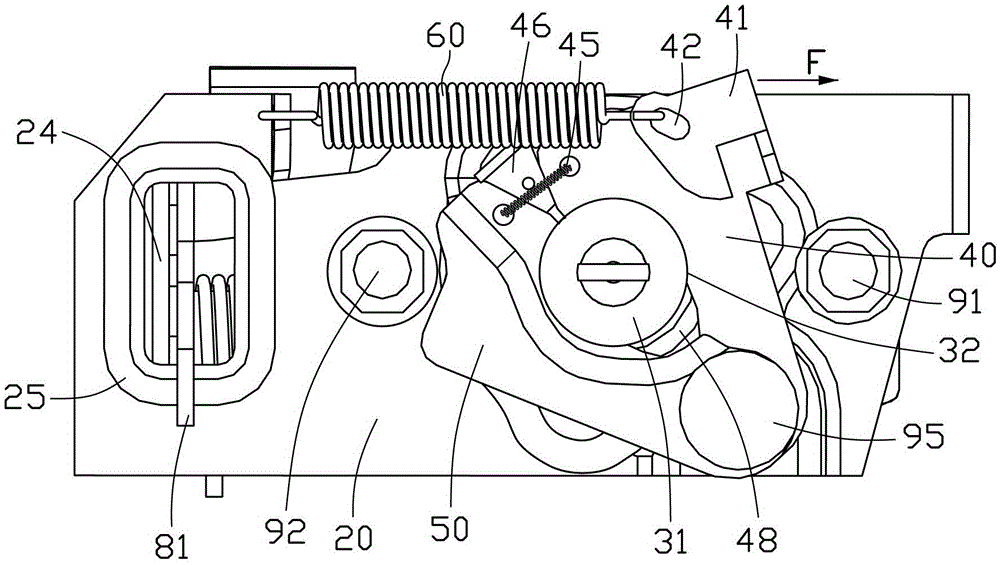 car hood lock structure