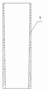 Hyperbolic-type crystallizer copper pipe