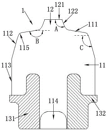 Constant contact steel spring crack preventing method and vertical backstop