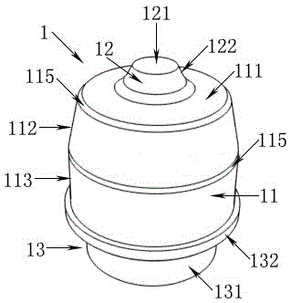 Constant contact steel spring crack preventing method and vertical backstop