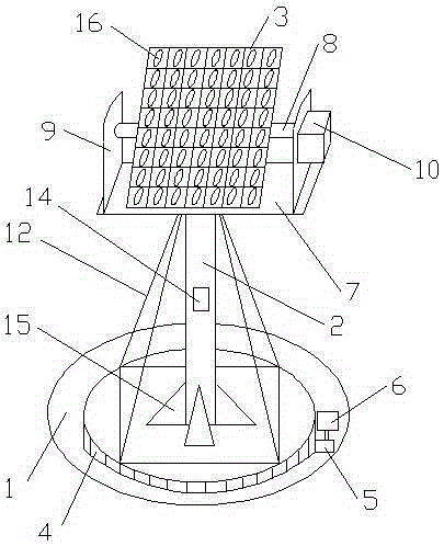 Solar-energy light-chasing power generating apparatus