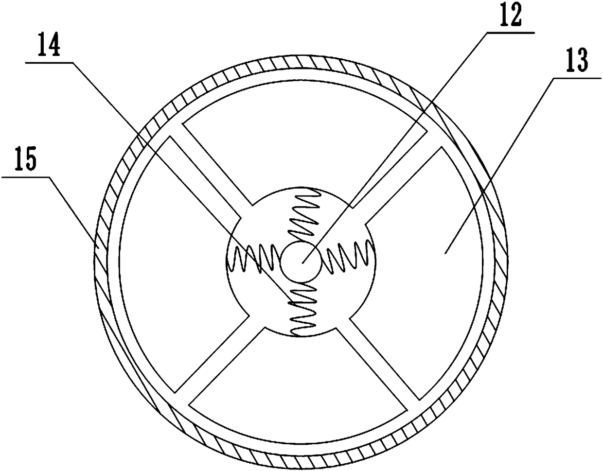 Cloth dehydrator with self-adaptive damping device