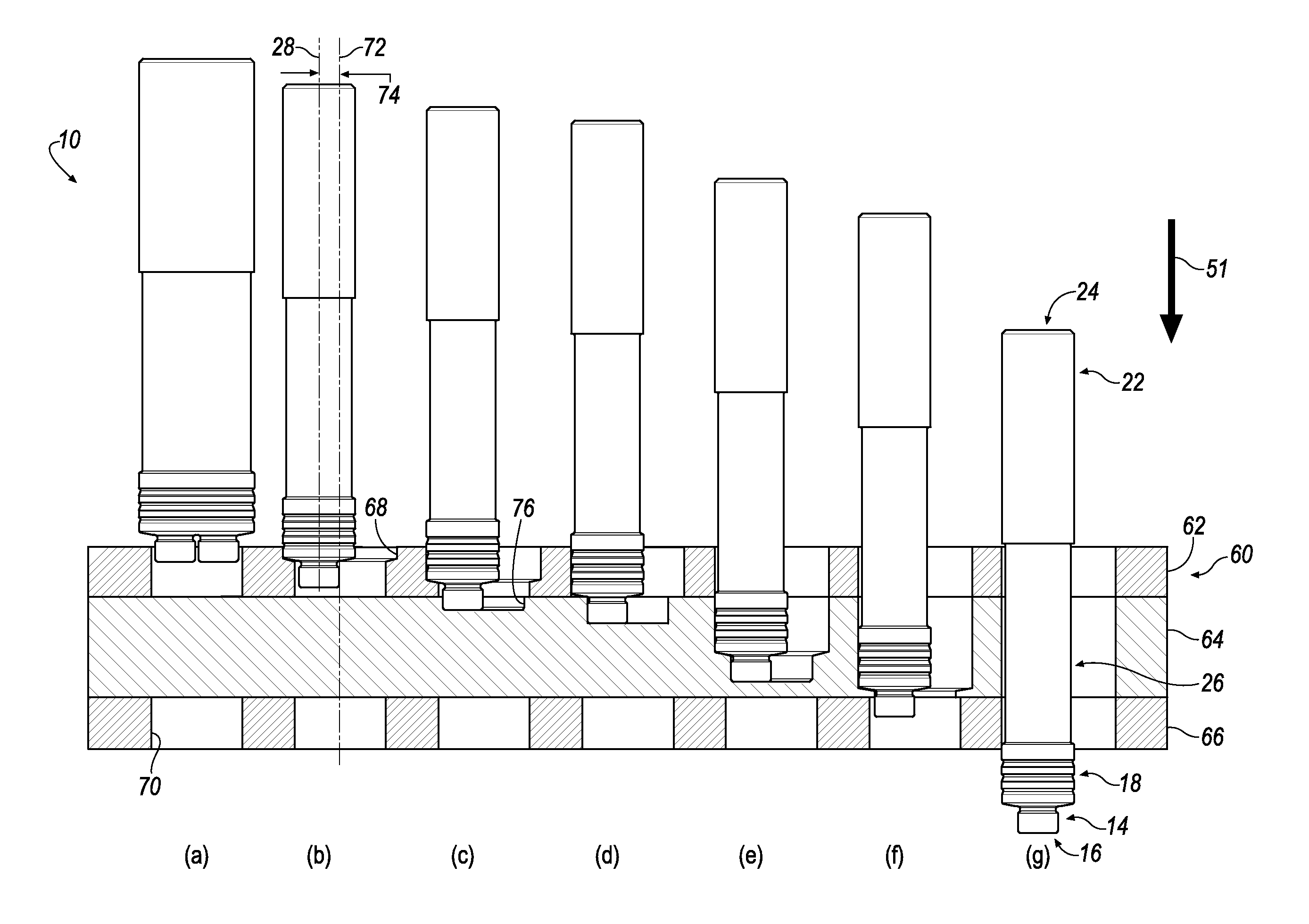 Segmented orbital drill