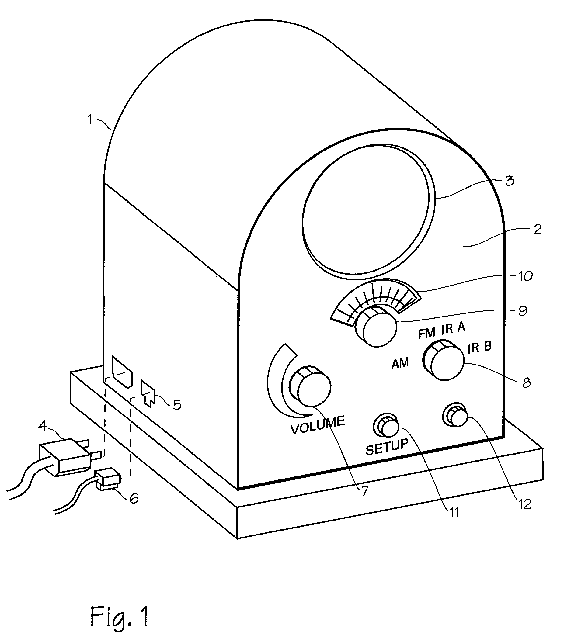 Internet radio receiver with linear tuning interface