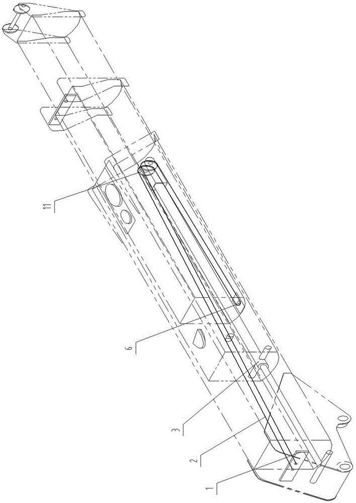 Telescopic multifunctional intelligent operation arm