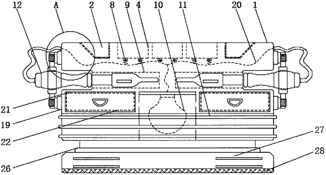 Supercapacitor recovery discharging device