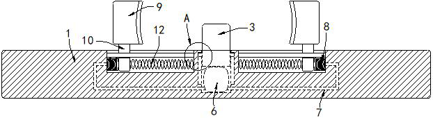 Hemostasis compression device capable of adjusting compression intensity for department of cardiology