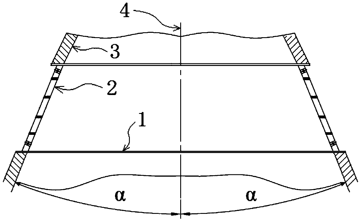 Side pushing grid manufacturing method