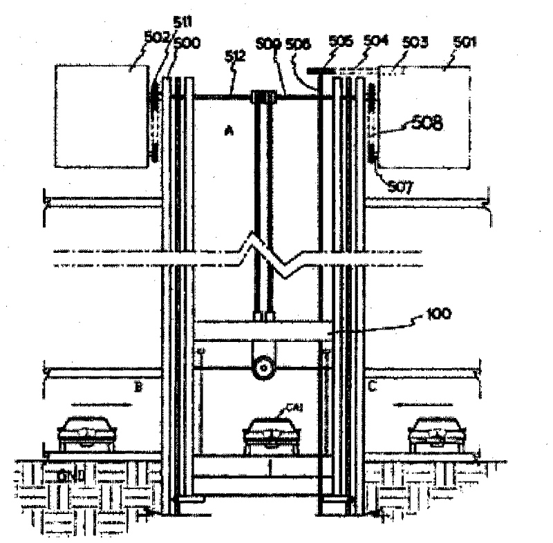 Multi-storey mechanical parking system