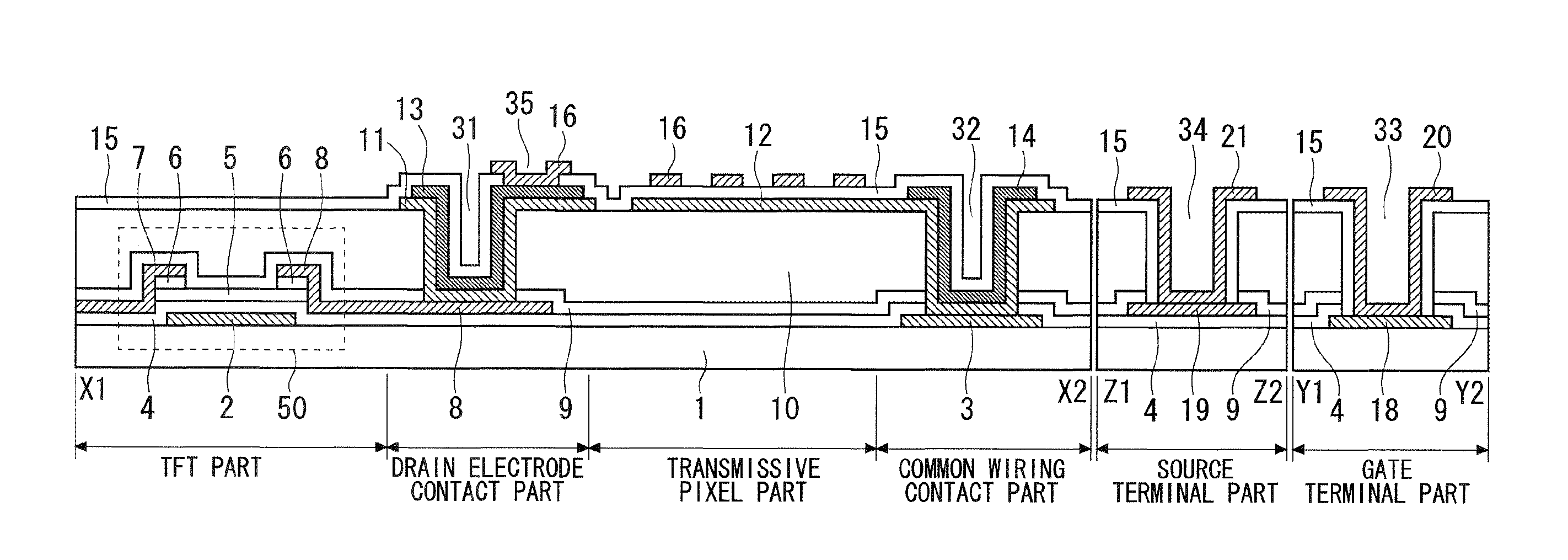 TFT array substrate and method for producing the same