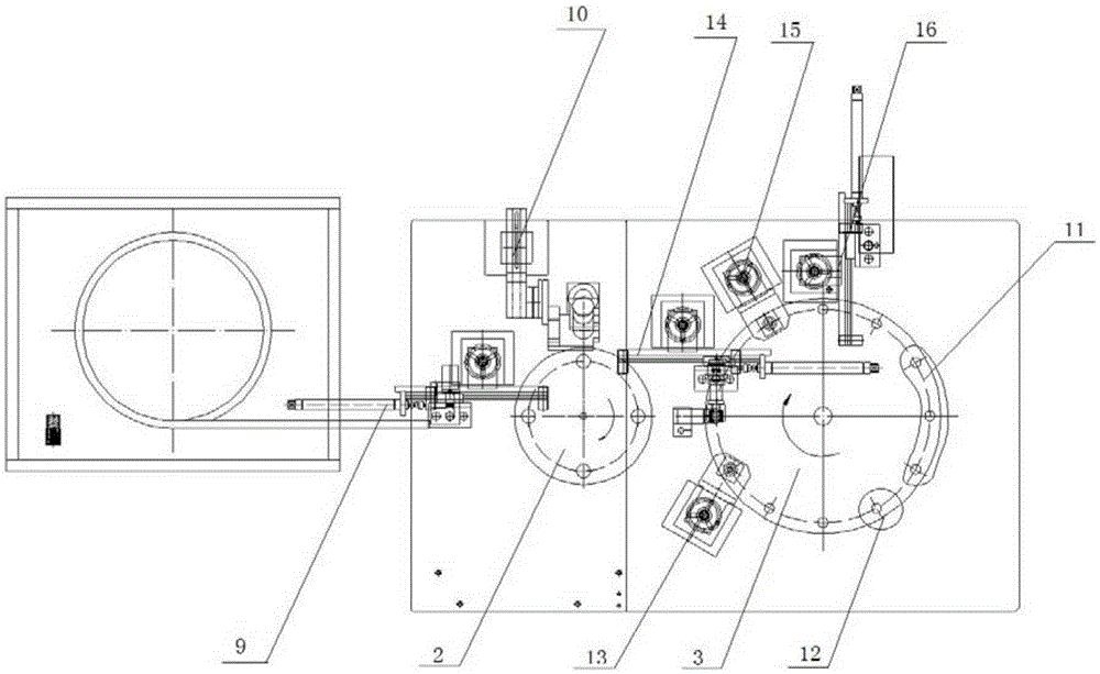 Tubular lipstick plastic shell assembling machine