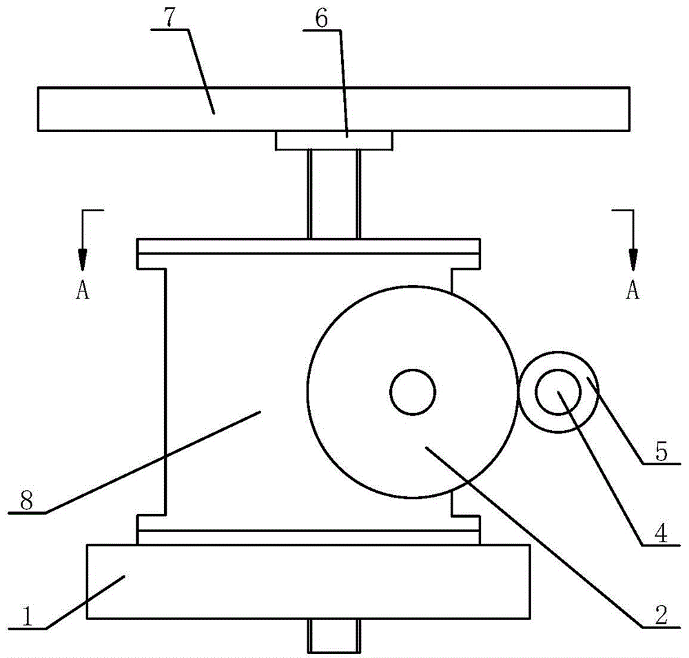 Self locking type elevating platform