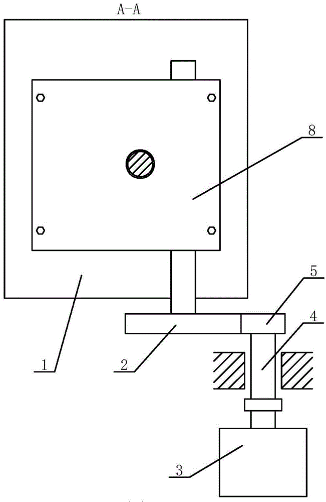 Self locking type elevating platform