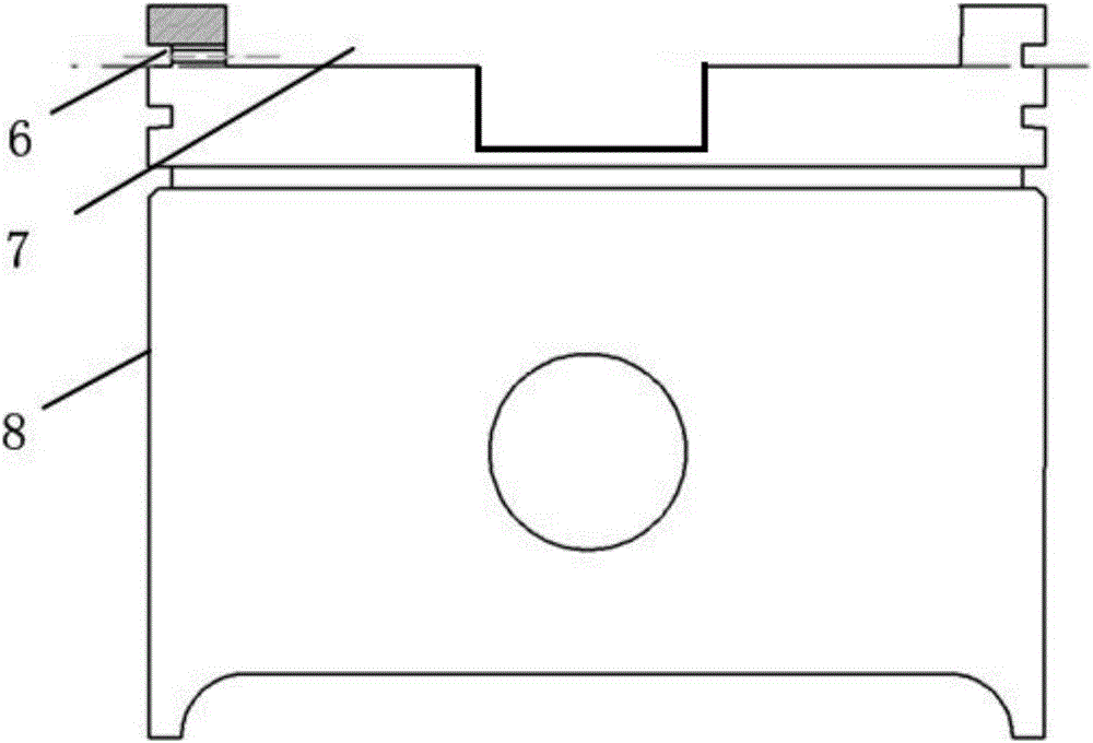 Continuous change type integral piston ring mechanical loading device